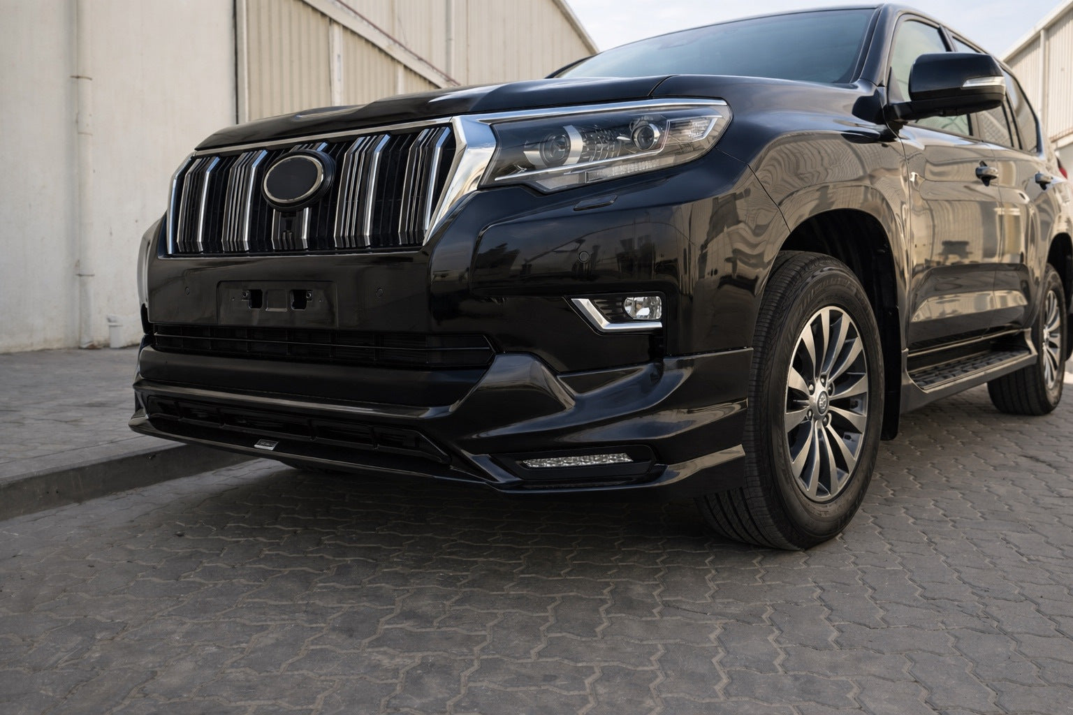 Front bumper lip TRD (2017-) for Toyota Land Cruiser Prado 150 2009-2023 - image 2