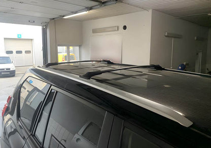 Integrated roof rails with crossbars (set) for Toyota Land Cruiser Prado 150 - Reelken Auto