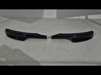 Front Flap Extensions DPT (for E90 M-Sport 2008-2011, Gloss Black, 2 pcs) for BMW 3 Series E90/E91 2005-2011 - video 1