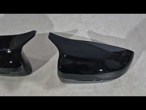 Mirror Covers M-Look (with Clips, 2 pcs) for BMW 8 Series G14/G15/G16 2018- - video 1