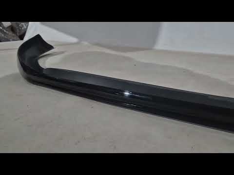 Front Lip DPT V-2 (for OEM bumper, 2012-2017, Gloss Black) for Volkswagen Golf 7/E-Golf 2012-2020 - video 1
