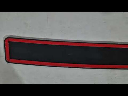 Universal Rear Bumper Protector DPT V-1 (ABS) (75cm, Matte Black) - video 1