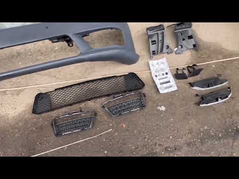 Front bumper assembly AMG S65 for Mercedes S-сlass W221 2005-2013 - video 1