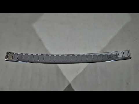 Rear Bumper Protector Carmos V2 Stainless Steel for Opel Zafira B 2005-2011 - video 1