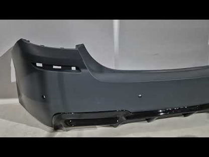 Rear Diffuser DPT V-2 (for M-Performance, Gloss Black) for BMW 5 Series F-10/11/07 2010-2016 - video 2