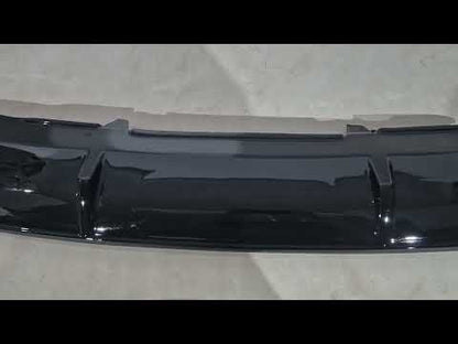 Rear Diffuser DPT (2016-2019, Gloss Black) for Audi A4 B9 2015-2024 - video 1