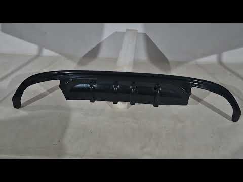 DPT V-1 rear diffuser (2017-2019, gloss black) for Volkswagen Golf 7/E-Golf - image 1