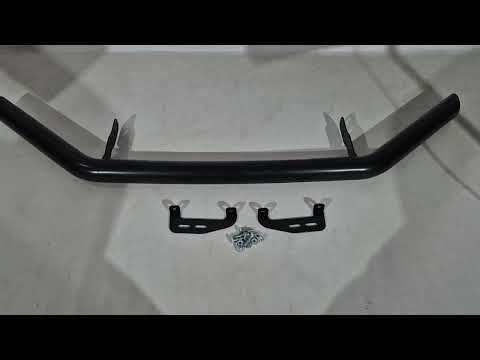 Front bumper guard Texas (76mm, black) for SsangYong Musso ІІ 2018- - video 1