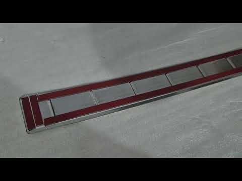 Rear Bumper Protector Carmos Stainless Steel Gloss for Suzuki SX4 S-Cross 2021- - video 1