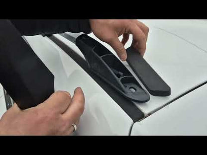 Aluminum Roof Rails (HB, Chrome) for Opel Astra H 2004-2013 - video 1