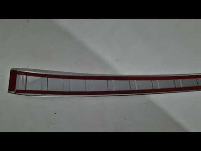 Rear Bumper Protector Carmos Stainless Steel for BMW iX (I20) 2022- - video 2