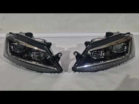 Front Headlights (2 pcs) for Volkswagen Jetta 2011-2018 - video 1