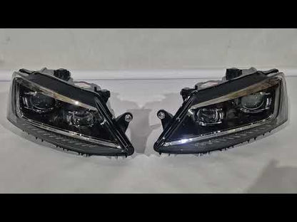 Front Headlights (2 pcs) for Volkswagen Jetta 2011-2018 - video 1