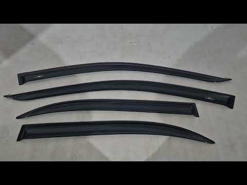 Window Deflectors SD (4 pcs, HIC) for Toyota Corolla 2002-2007 - video 1