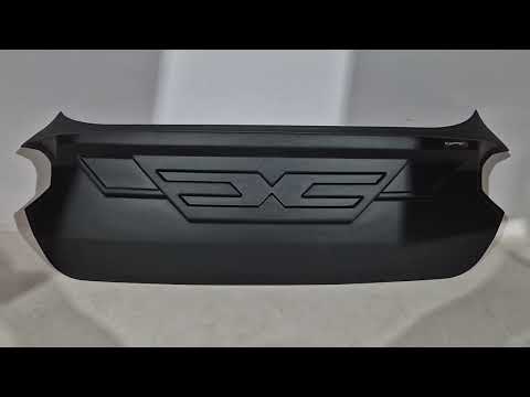 Rear Tailgate Cover CappaFe (ABS) for Dacia Sandero 2021- - video 1