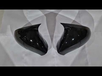 Mirror Covers BMW-Style (2 pcs) for Peugeot 207 2006-2014 - video 1