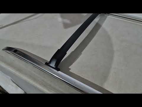 Integrated Roof Rails with Crossbars (Set) for Toyota Land Cruiser Prado 150 2009-2023 - video 1