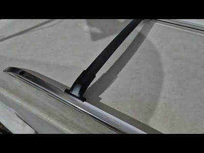 Integrated Roof Rails with Crossbars (Set) for Toyota Land Cruiser Prado 150 2009-2023 - video 1
