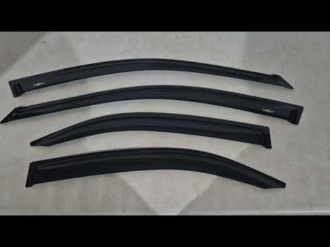 Window Deflectors (4 pcs, HIC) for Toyota Camry 2001-2006 - video 1