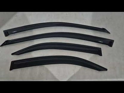 Window Deflectors (4 pcs, HIC) for Toyota Camry 2001-2006 - video 1