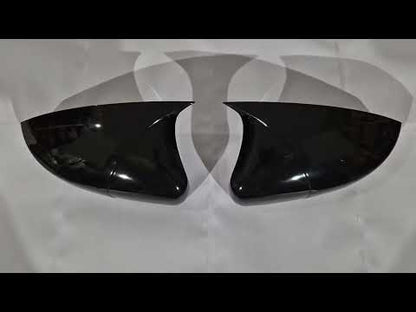 Mirror Covers RLine-Look (HB, 2 pcs) for Volkswagen Polo 2010-2017 - video 1