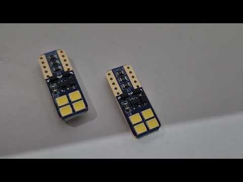 Indicator Bulb Niken W5W 12V 8 LED (2pcs) - video 1