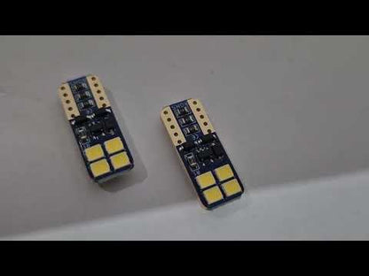 Indicator Bulb Niken W5W 12V 8 LED (2pcs) - video 1