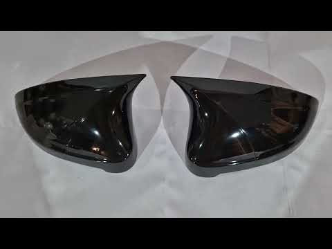 Mirror Covers RS-Look (2 pcs) for Audi A4 B9 2015-2024 - video 1