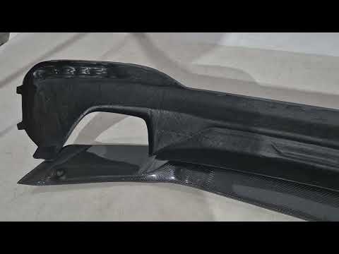 V4 rear bumper diffuser (for M-Sport/M5 F90, Carbon) for BMW 5 Series G30/G31 2017-2023 - video 1