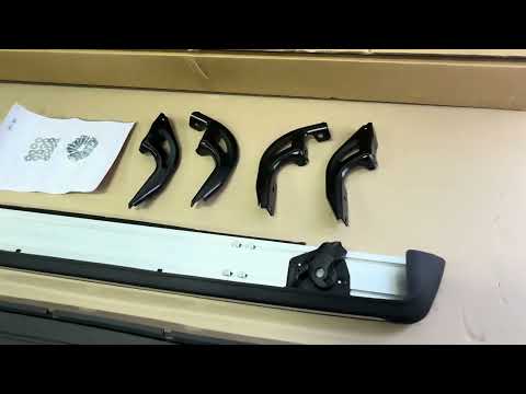 Side Steps Original (2 pcs, Aluminum) for Honda Pilot 2015-2022 - video 1