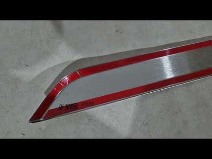 Chrome trim above license plate (stainless steel) for Honda CRV 2017-2022 - video 1
