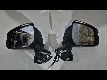 Complete Mirrors (2 pcs, LC300 Style) for Toyota Land Cruiser 200 2007-2021 - video 1