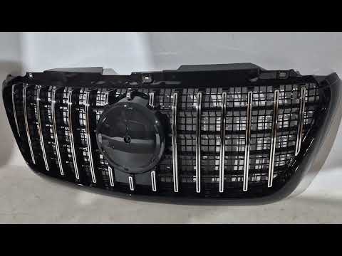Front Grille Panamericana GT Chrome Premium V2 (With Frame) for Mercedes Sprinter W907/W910 2018- - video 1
