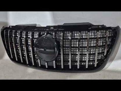 Front Grille Panamericana GT Chrome Premium V2 (With Frame) for Mercedes Sprinter W907/W910 2018- - video 1