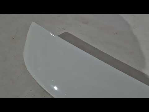 ABS spoiler (White gloss) for Fiat Doblo II 2010-2022 - image 1