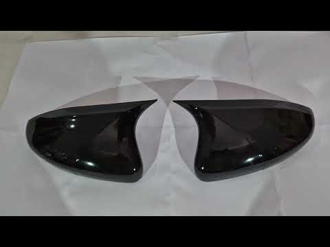 Mirror Covers BMW-Style (2017-2021, 2 pcs) for Citroen C-3 2016-2023 - video 1
