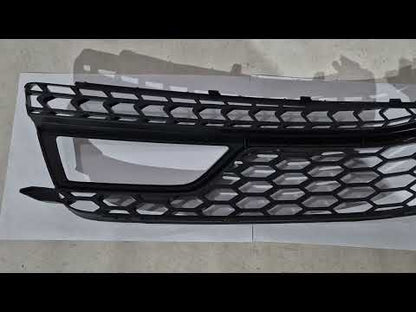 Fog Light Grilles RS-Style (Sport, 2011-2015, 2 pcs, Black) for Audi A5 2007-2015 - video 1
