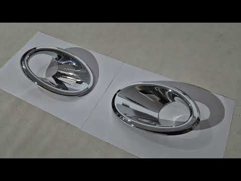 Fog Light Trim Covers (2 pcs, plastic) for Nissan Qashqai 2007-2010 - video 1