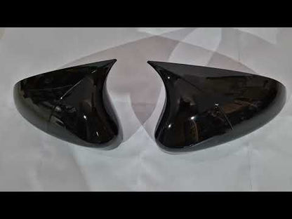 Mirror Covers BMW-Style (2 pcs) for Ford Fusion 2012-2020 - video 1