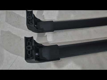 Roof rack (cross bars) for original mounting points Ecem V3 (2 pcs) for Mercedes-Benz E-Class - video 1