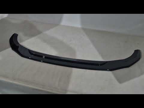 Front Lip Spoiler DPT (Gloss Black) for Volkswagen T5 Transporter 2003-2010 - video 1