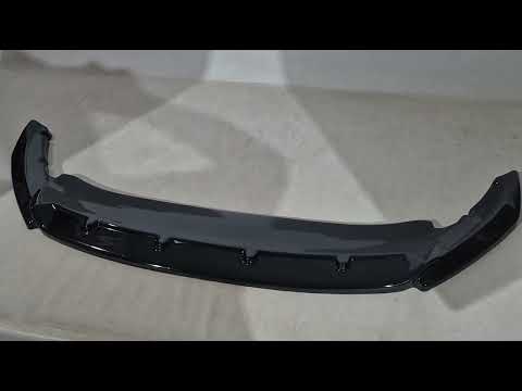 Front Lip Spoiler DPT (Gloss Black) for Skoda Octavia IV A8 2020- - video 1