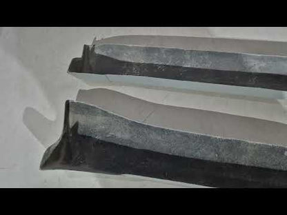 Side Skirts (SD, primed for painting) for Renault Megane II 2004-2009 - video 1