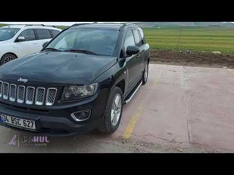 Side Steps Fullmond (2 pcs, Aluminum) for Jeep Compass 2006-2016 - video 3