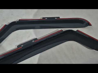 Window Deflectors Niken Luxury 2021- (2 pcs) for Volvo FH 2012– - video 1