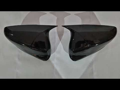 Mirror Covers BMW-Style (2014-2017, 2 pcs) for Citroen Cactus 2014-2020 - video 1