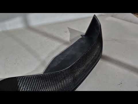 Front Lip Spoiler Paradigm V-1 (2018-2022, Real Carbon) for BMW X5 G05 2019–2026 - video 1