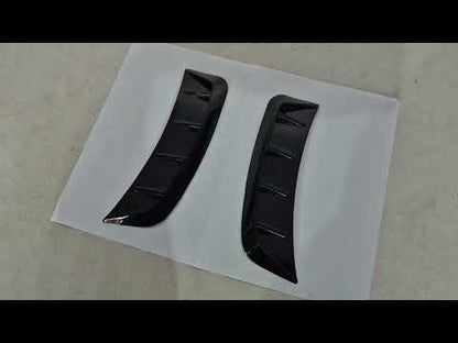 Universal Vent Fender Covers Type-G (Replica, 2 pcs) - video 1