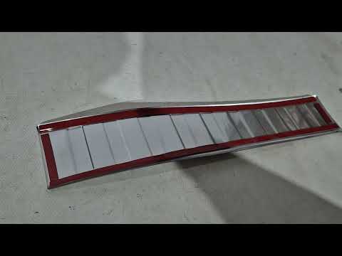 Stainless Steel Rear Bumper Protector Carmos for Toyota Rav 4 2019- - video 1