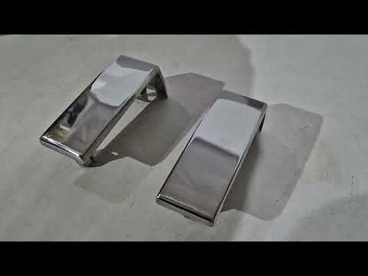 Stainless Steel Inserts for Bumper (2 pcs, AMG) for Mercedes G сlass W463 1990-2018 - video 1